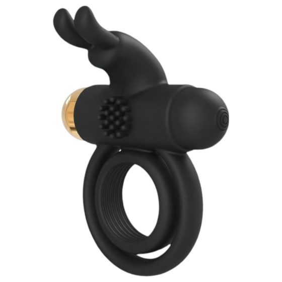 Elite Joel - Rechargeable Vibrating Cock and Ball Ring (Black)