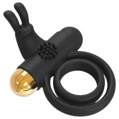   Elite Joel - Rechargeable Vibrating Cock and Ball Ring (Black)