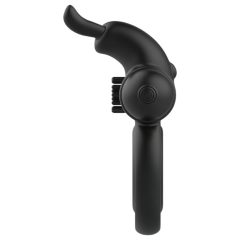   Elite Joel - Rechargeable Vibrating Cock and Ball Ring (Black)