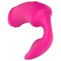   Vibes of Love Duo - Rechargeable Radio-Controlled 2in1 Clitoral Vibrator (Pink)