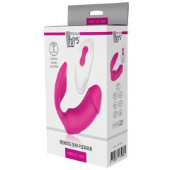   Vibes of Love Duo - Rechargeable Radio-Controlled 2in1 Clitoral Vibrator (Pink)