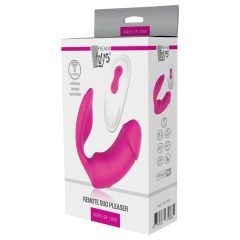   Vibes of Love Duo - Rechargeable Radio-Controlled 2in1 Clitoral Vibrator (Pink)