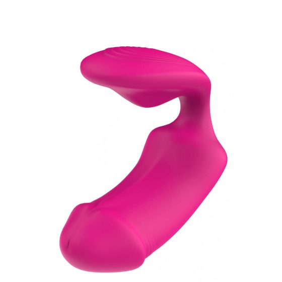 Vibes of Love Duo - Rechargeable Radio-Controlled 2in1 Clitoral Vibrator (Pink)