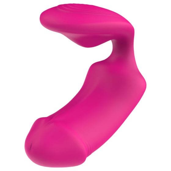 Vibes of Love Duo - Rechargeable Radio-Controlled 2in1 Clitoral Vibrator (Pink)