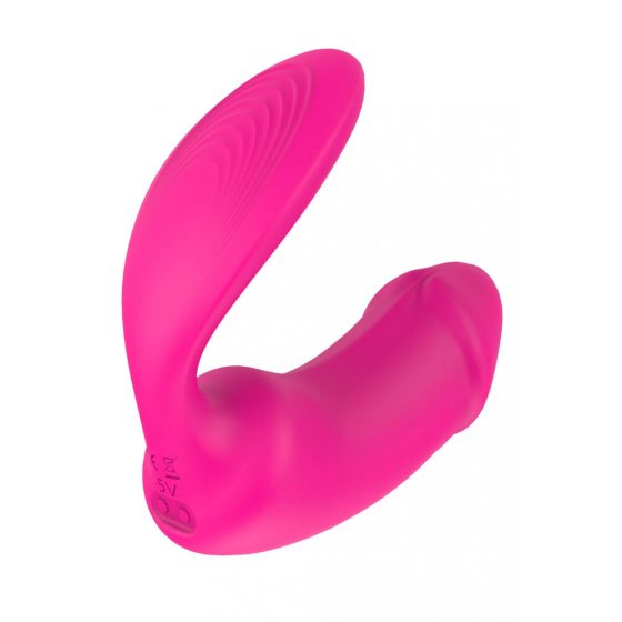 Vibes of Love Duo - Rechargeable Radio-Controlled 2in1 Clitoral Vibrator (Pink)