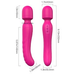   Vibes of Love Wand - rechargeable, warming, massaging vibrator (pink)