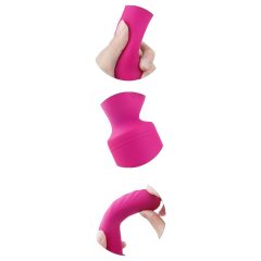   Vibes of Love Wand - rechargeable, warming, massaging vibrator (pink)