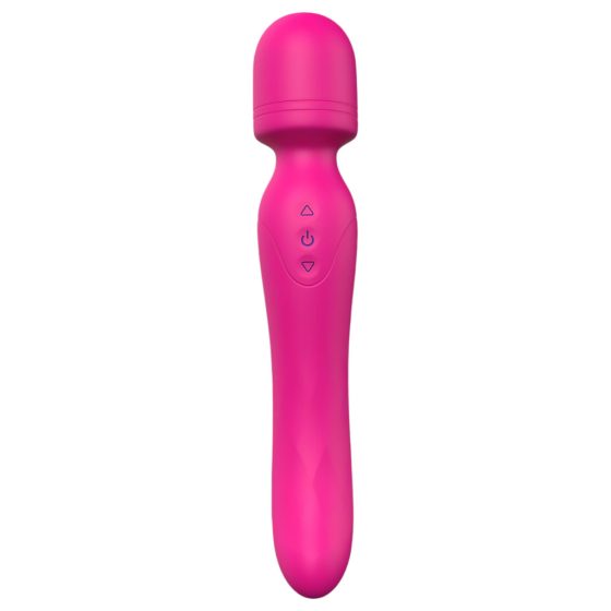 Vibes of Love Wand - rechargeable, warming, massaging vibrator (pink)