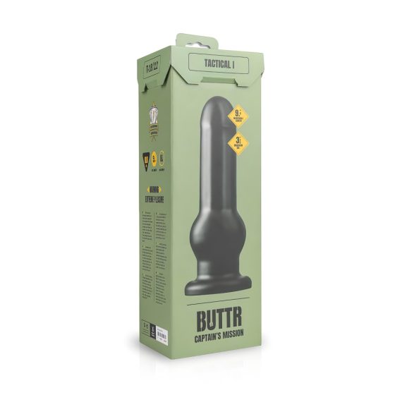 BUTTR Tactical I - Suction Base Dildo (Black)