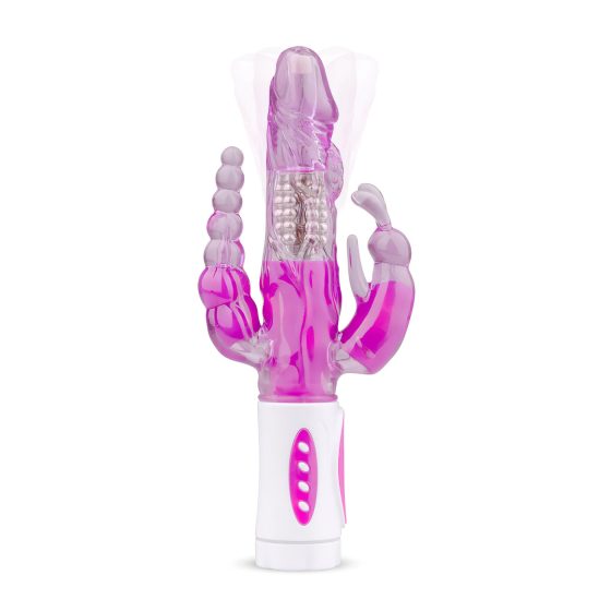 Easytoys Raving Rabbit - Triple Arm Vibrator (Pink)