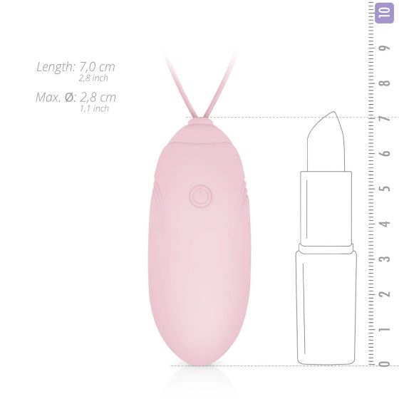 LUV EGG - Rechargeable Wireless Vibrating Egg (Pink)