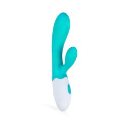   Good Vibes Only Bliss Rabbit - Rechargeable Clitoral Stimulator Vibrator (Turquoise)