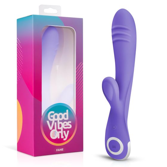 Good Vibes Only Bunny - Rechargeable Clitoral Stimulator Vibrator (Purple)