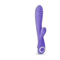   Good Vibes Only Bunny - Rechargeable Clitoral Stimulator Vibrator (Purple)