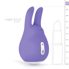   Good Vibes Teddy - Rechargeable Rabbit Clitoral Vibrator (Purple)