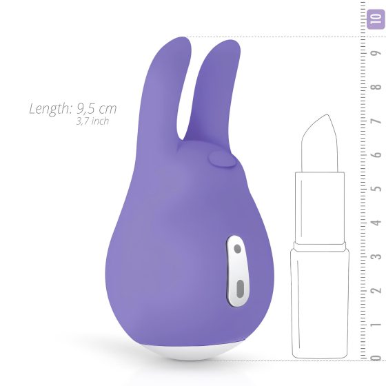 Good Vibes Teddy - Rechargeable Rabbit Clitoral Vibrator (Purple)