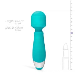   Good Vibes Aida - Rechargeable, Waterproof Massaging Vibrator (Turquoise)