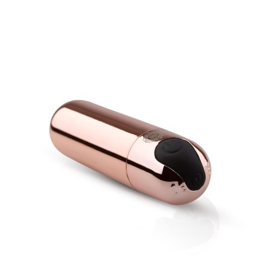 Rosy Gold Rechargeable Mini Bullet Vibrator (Rose Gold)