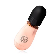   Rosy Gold Mini Wand - Rechargeable Massage Vibrator (Rose Gold)