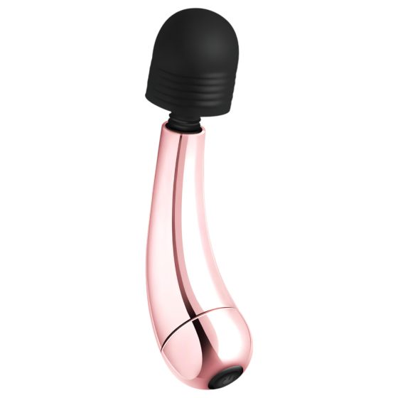 Rosy Gold Mini Curve - Rechargeable Massager Vibrator (Rose Gold)