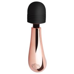   Rosy Gold Wand Mini Curve - rechargeable massaging vibrator (rose gold)