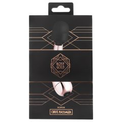   Rosy Gold Wand Mini Curve - rechargeable massaging vibrator (rose gold)