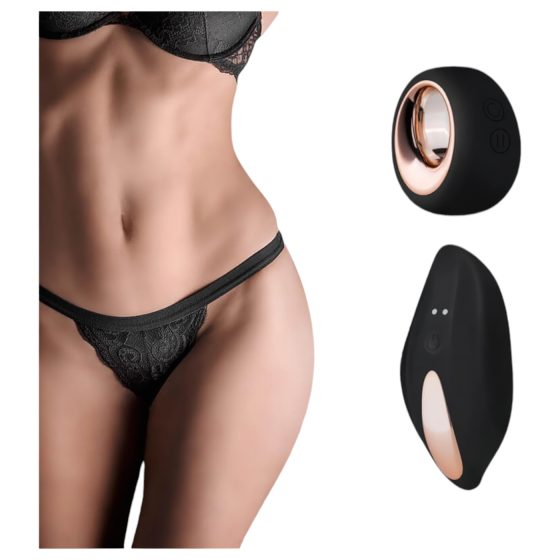 Pantyrebel - Rechargeable, Wireless Vibrating Thong - Black (S-L)