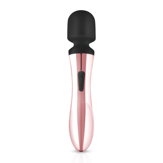 Rechargeable Massage Vibrator - Rosy Gold Wand Curve