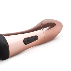 Rechargeable Massage Vibrator - Rosy Gold Wand Curve