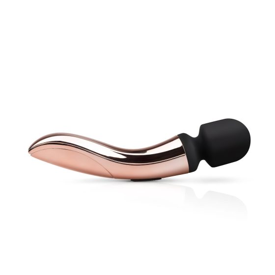 Rechargeable Massage Vibrator - Rosy Gold Wand Curve