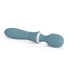   Bloom Orchid Wand - Rechargeable Massage Vibrator (Turquoise)