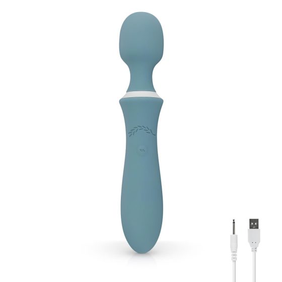 Bloom Orchid Wand - Rechargeable Massage Vibrator (Turquoise)