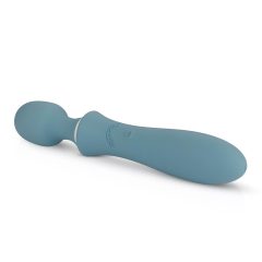   Bloom Orchid Wand - Rechargeable Massage Vibrator (Turquoise)