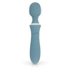   Bloom Orchid Wand - Rechargeable Massage Vibrator (Turquoise)