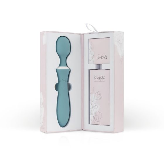 Bloom Orchid Wand - Rechargeable Massage Vibrator (Turquoise)