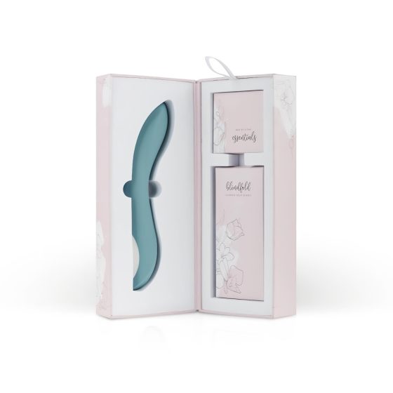 Bloom Rose - Rechargeable Silicone G-Spot Vibrator (Turquoise)