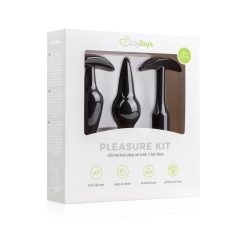 Easytoys Pleasure Kit - Assorted Anal Dildo Set (Black)