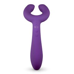   Easytoys Couple - Rechargeable, Waterproof Couples Vibrator (Purple)