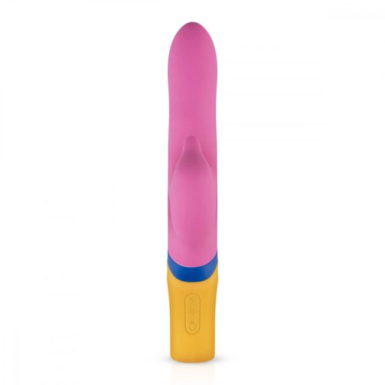 PMV20 Copy Dolphin - cordless vibrator with swivel head and handle (pink)