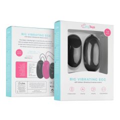   Easytoys - Rechargeable, Waterproof, Wireless Vibrating Egg (Black)