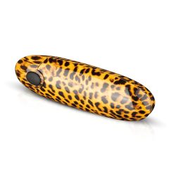   Panthra Asha - Rechargeable Lipstick Vibrator (Leopard Black)