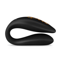   Panthra Zuna - Rechargeable, Waterproof Couple's Vibrator (Leopard-Black)