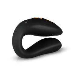   Panthra Zuna - Rechargeable, Waterproof Couple's Vibrator (Leopard-Black)