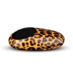   Panthra Tania - Battery-Operated, Wireless Vibrating Panties (Leopard-Black)