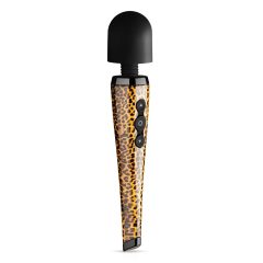   Panthra Shaka Wand - Rechargeable, Massage Vibrator (Leopard-Black)