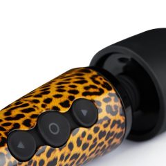   Panthra Shaka Wand - Rechargeable, Massage Vibrator (Leopard-Black)