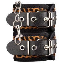   Panthra Gato - Vibrating Bondage Set (8 Pieces) - Leopard-Black