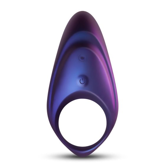 Hueman Neptune - Waterproof, Rechargeable, Radio-Controlled Vibrating Cock Ring (Purple)