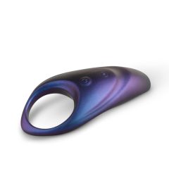   Hueman Neptune - Waterproof, Rechargeable, Radio-Controlled Vibrating Cock Ring (Purple)