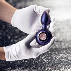   Hueman Deep Space - Rechargeable Anal Vibrator with Grip Ring (Purple)